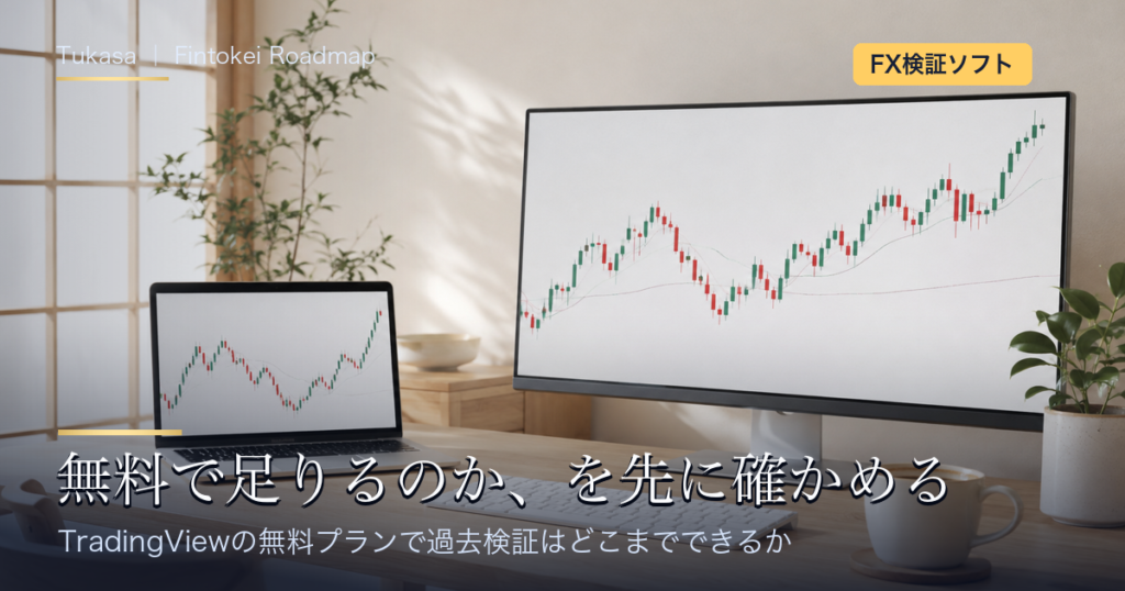 TradingViewの無料プランで過去検証はどこまでできるか